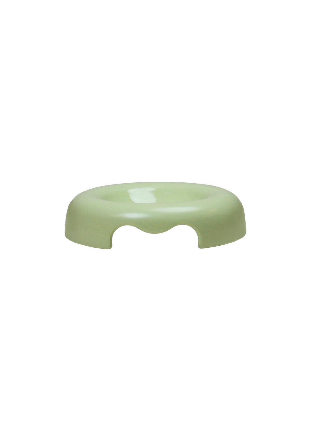 Kitty Cat Voerbak – platte design voerbak voor katten met antislipbodem groen