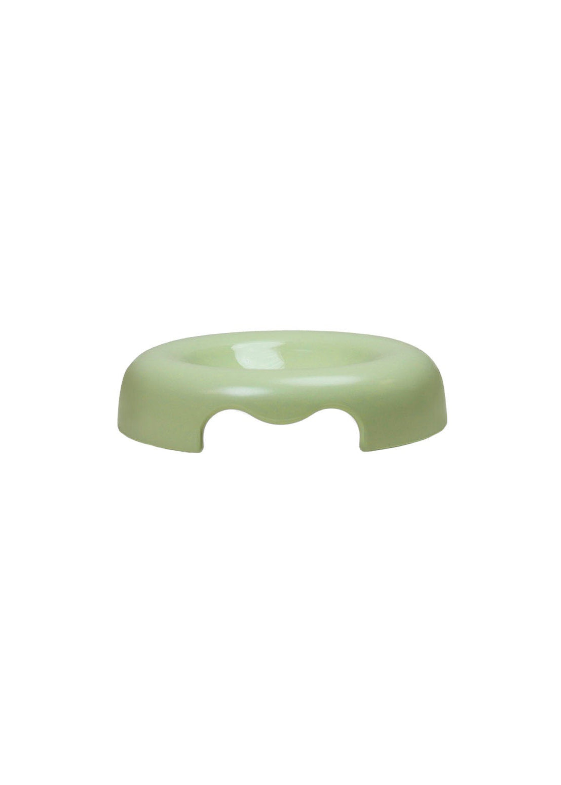 Kitty Cat Voerbak – platte design voerbak voor katten met antislipbodem groen