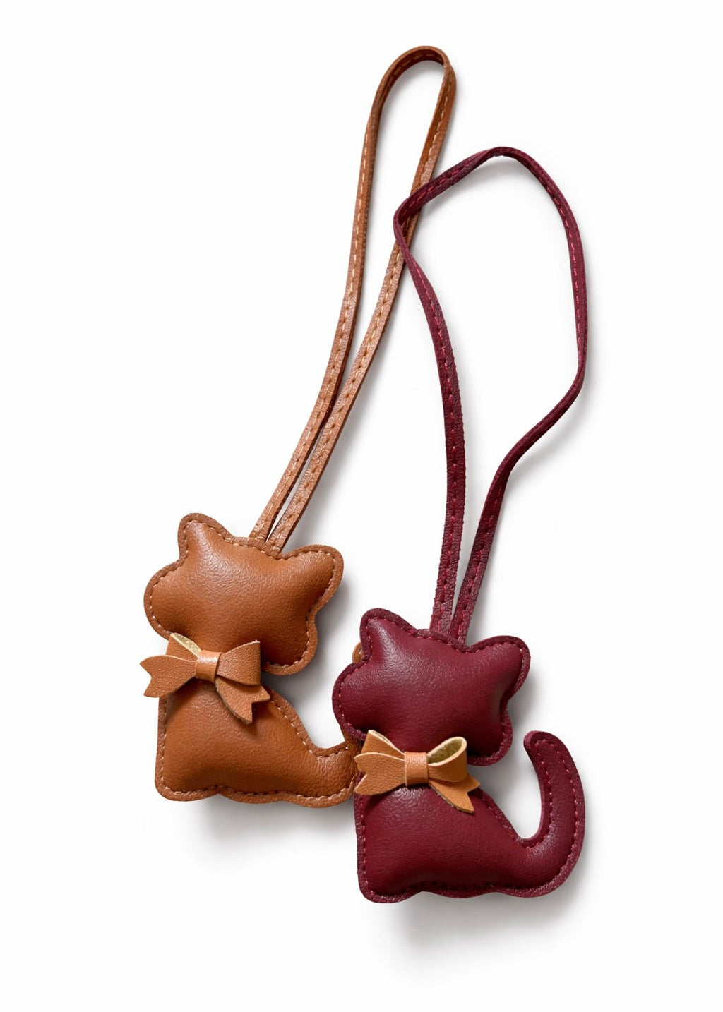Lou Sleutel- & Tashanger Caramel & Burgundy