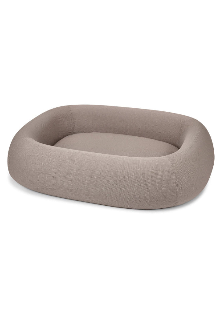 Modern hondenbed met stevige schuimranden, orthopedisch matras en strak design voor optimaal comfort en ondersteuning