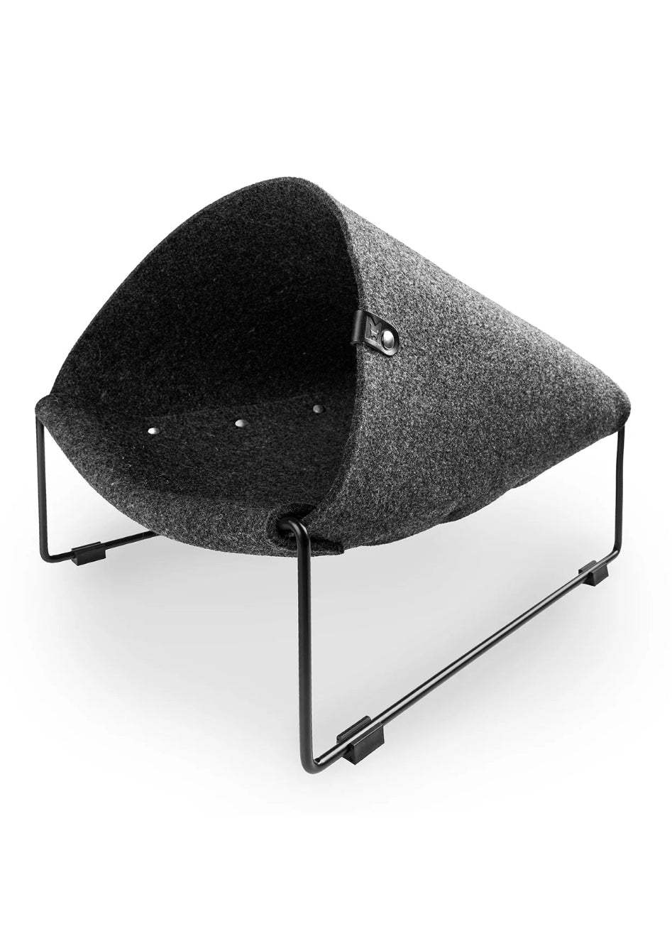 MiaCara Loggia kattenbed zwart – stijlvol en comfortabel kattenbed