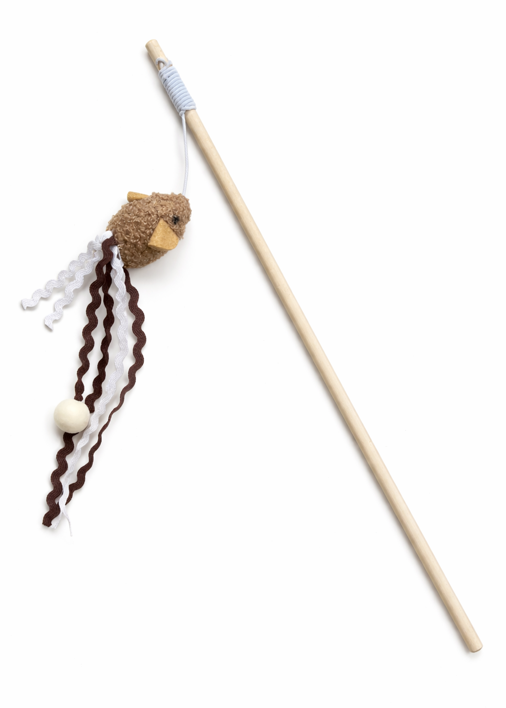 Speelhengel Lou kattenspeeltje met bruin muisje